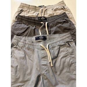3 Pair Bundle of men’s Hollister jogger shorts